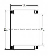 Подшипник Серия K и KT (подшипники без колец) Подшипник K 16x21x26.5 (KT) по выгодным ценам Петергоф
